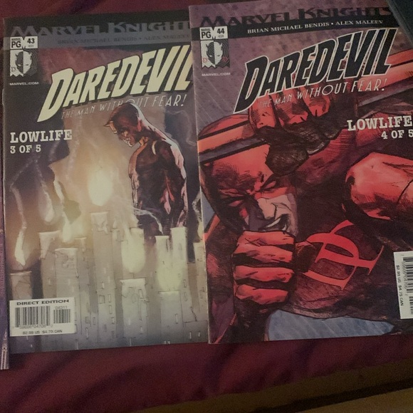 5 Daredevil Comics The Man Without Fear 41,42,43,44,45 - Picture 2 of 3